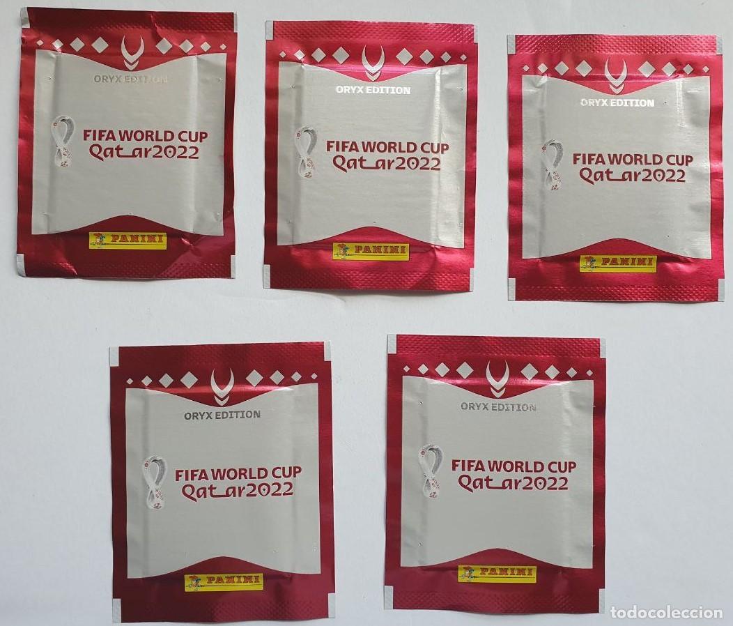 Fu&szlig;ball-Sticker: 5 Sobres precintados ORIX EDITION (Versi&oacute;n Suiza) Sticker PANINI FIFA World Cup QATAR 2022