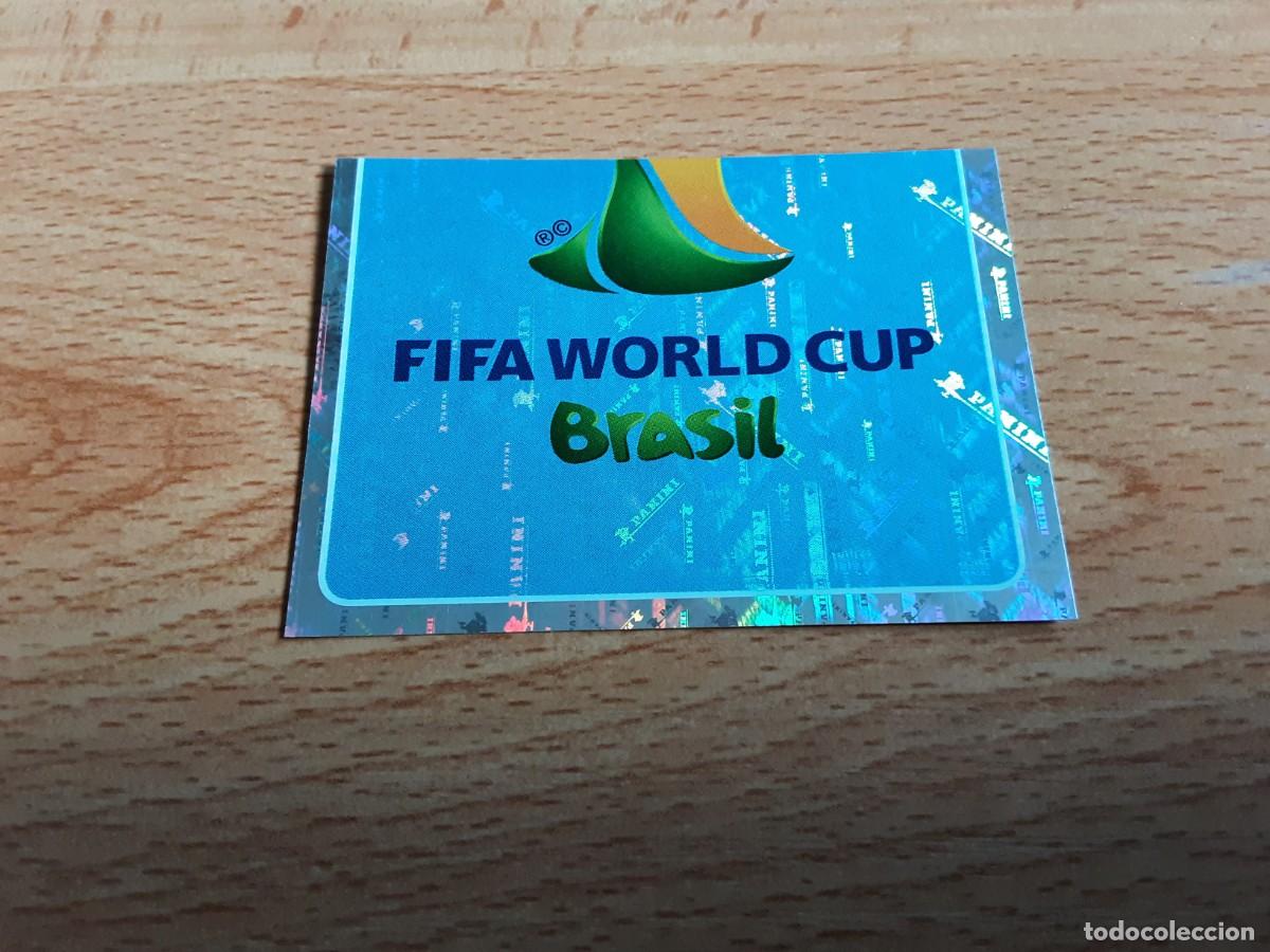 Cromos de F&uacute;tbol: CROMO FUTBOL MUNDIAL 2014 PANINI 3.LOGO-NUNCA PEGADO