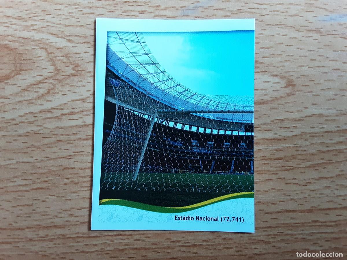 Cromos de F&uacute;tbol: CROMO FUTBOL MUNDIAL 2014 PANINI 10.ESTADIO NACIONAL BRASILIA-NUNCA PEGADO