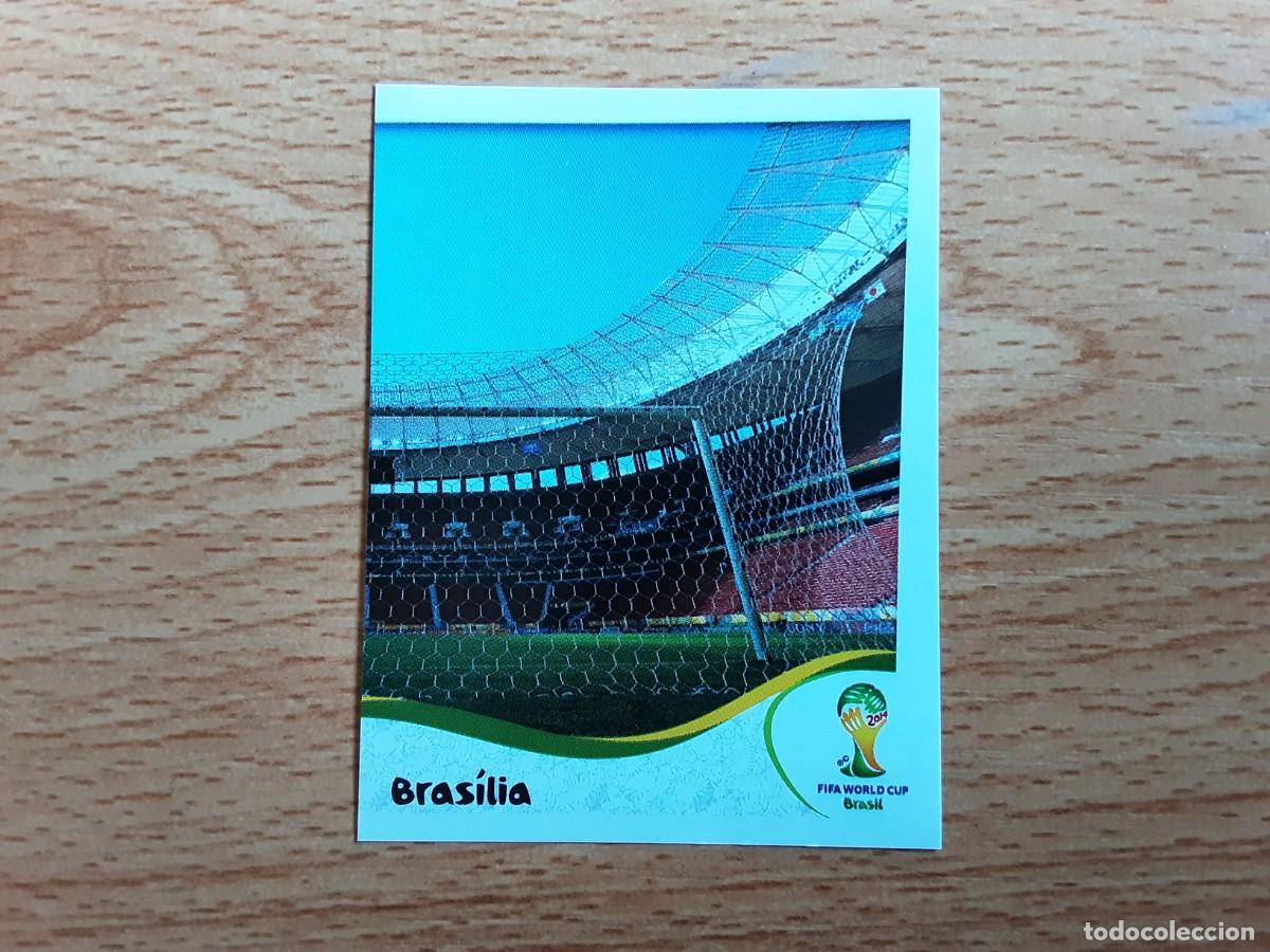 Cromos de F&uacute;tbol: CROMO FUTBOL MUNDIAL 2014 PANINI 11.ESTADIO NACIONAL BRASILIA-NUNCA PEGADO