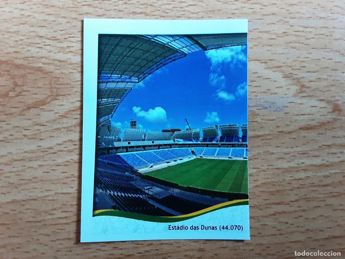 Cromos de F&uacute;tbol: CROMO FUTBOL MUNDIAL 2014 PANINI 20.ESTADIO DAS DUNAS-NUNCA PEGADO