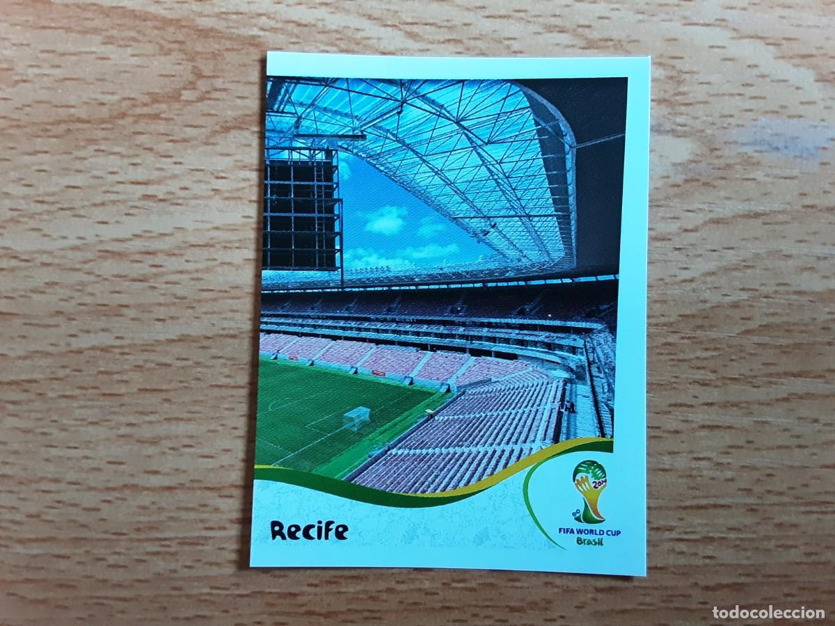 Cartes &agrave; collectionner de Football: CROMO FUTBOL MUNDIAL 2014 PANINI 25.ESTADIO ARENA PERNAMBUCO RECIFE-NUNCA PEGADO