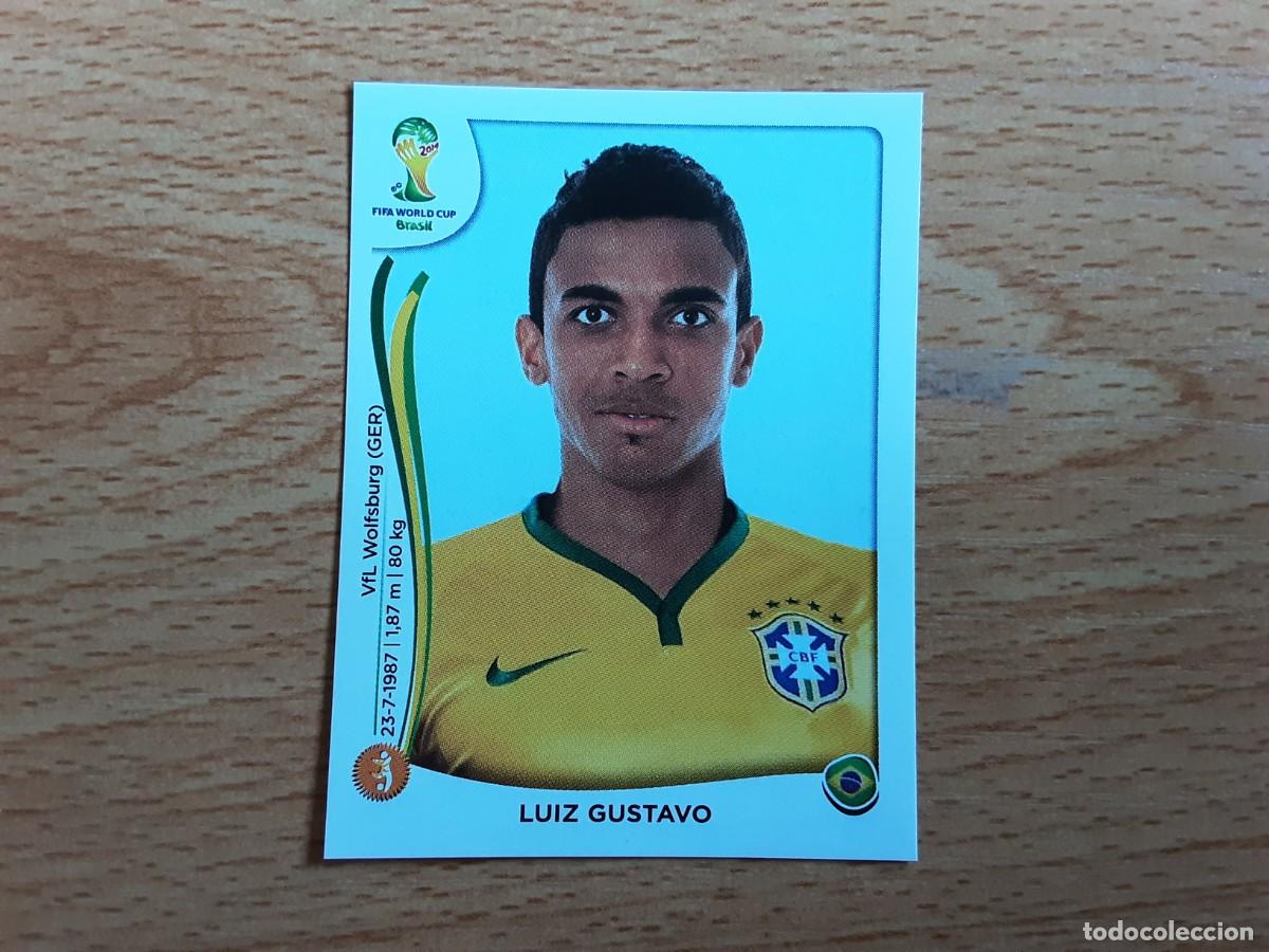 Cartes &agrave; collectionner de Football: CROMO FUTBOL MUNDIAL 2014 PANINI 42.LUIZ GUSTAVO-BRASIL-NUNCA PEGADO