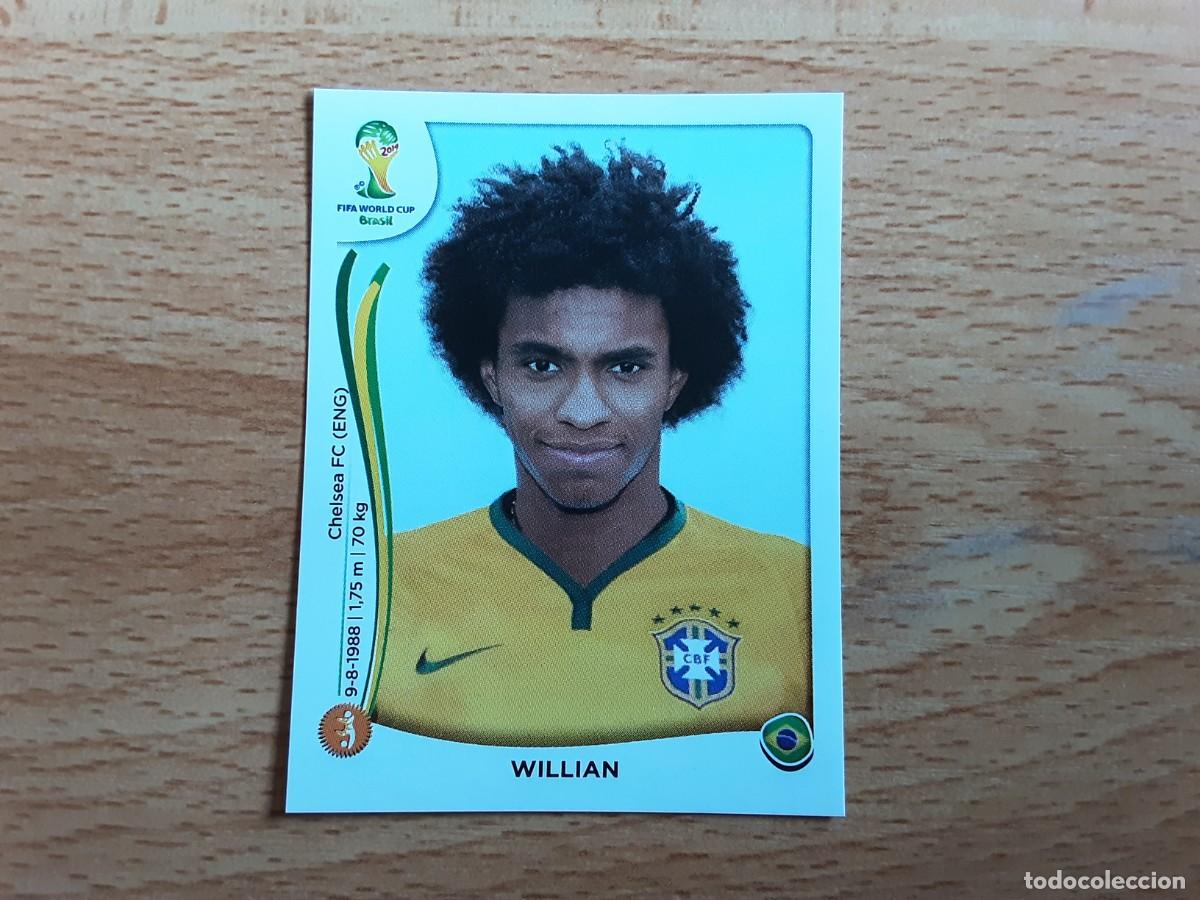 Cartes &agrave; collectionner de Football: CROMO FUTBOL MUNDIAL 2014 PANINI 46.WILLIAM-BRASIL-NUNCA PEGADO