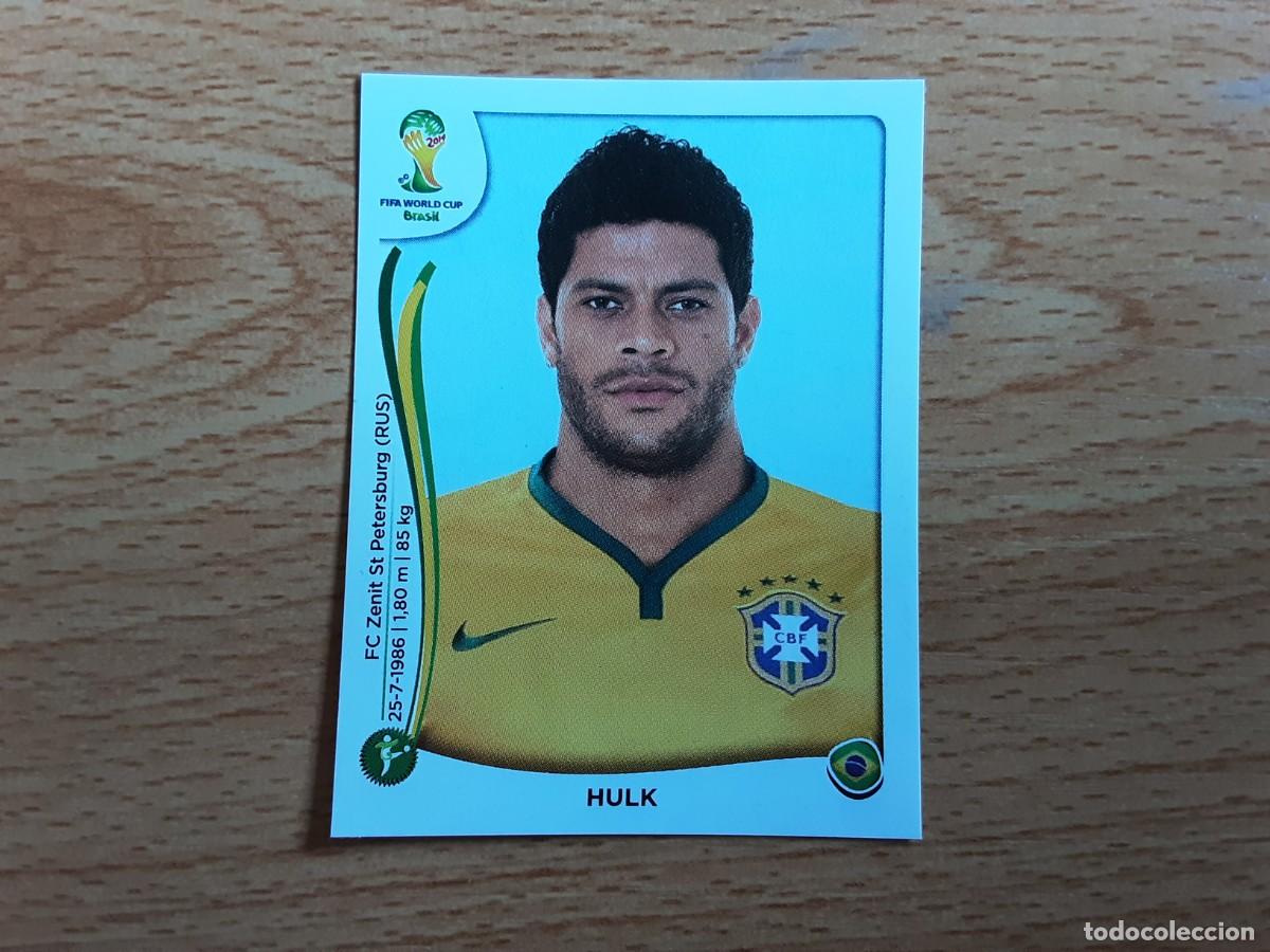 Cartes &agrave; collectionner de Football: CROMO FUTBOL MUNDIAL 2014 PANINI 49.HULK-BRASIL-NUNCA PEGADO