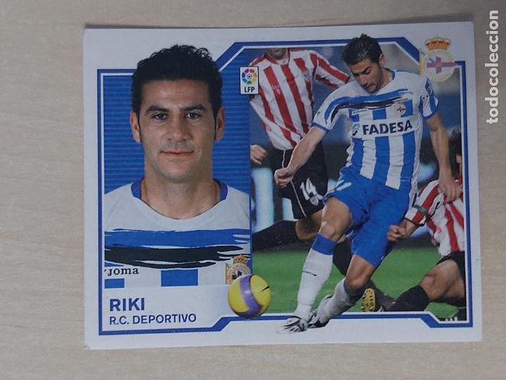 Cromos de Futebol: CROMO RIKI - ESTE 2007 08 - 07 08 - CROMO SIN PEGAR - DEPORTIVO DE LA CORU&Ntilde;A