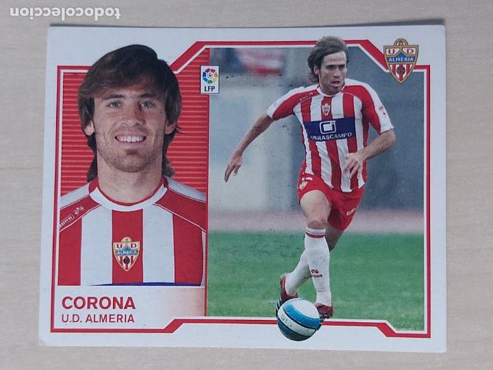 Figurine di Calcio: CROMO CORONA - ESTE 2007 08 - 07 08 - CROMO SIN PEGAR - ALMERIA