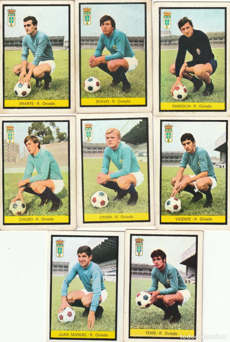 Cromos de F&uacute;tbol: 7324 - 8 CROMO NUEVOS LIGA FHER 72 73 REAL OVIEDO
