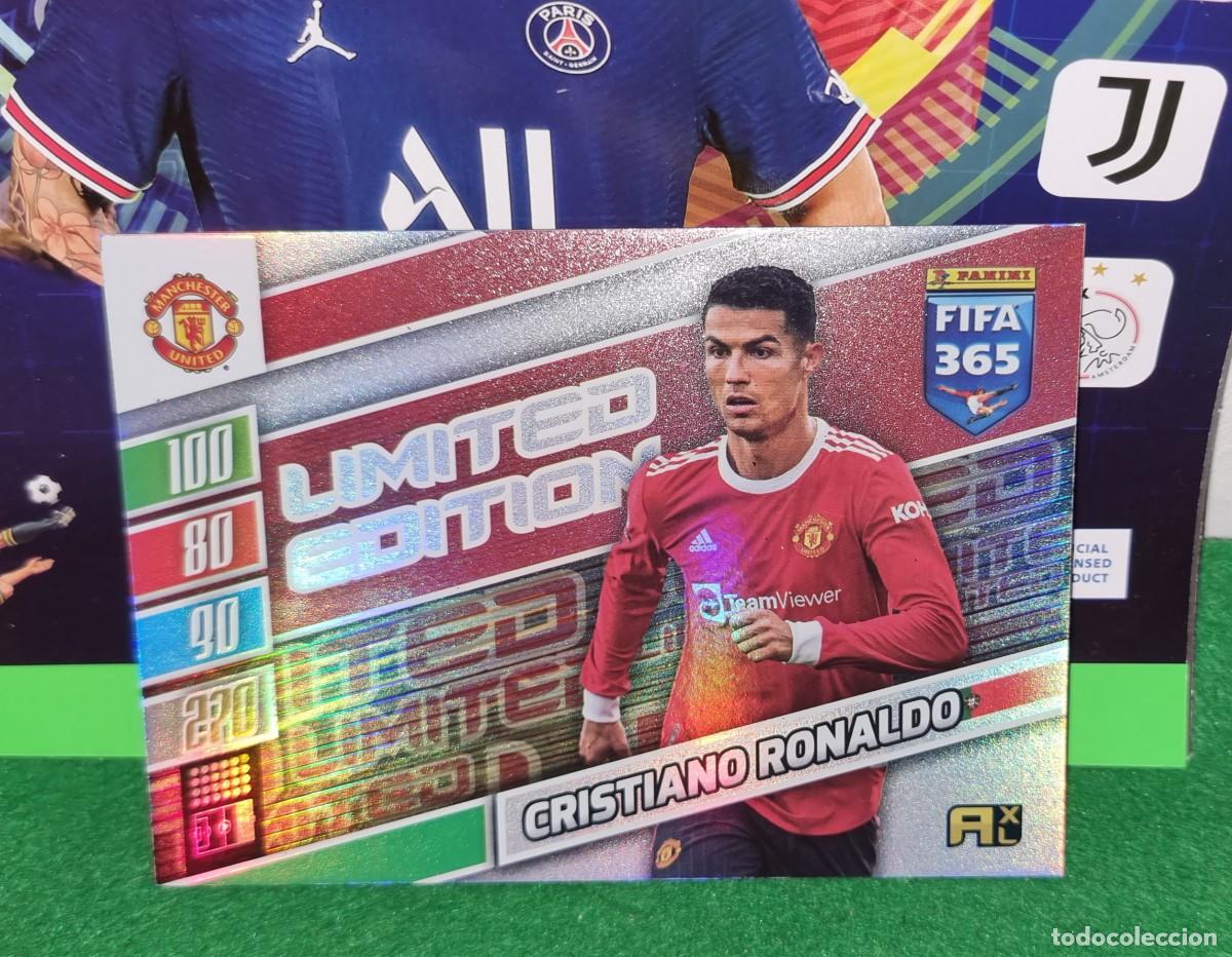 panini fifa 365 2022 card cristiano ronaldo lim - Buy Collectible football  stickers on todocoleccion