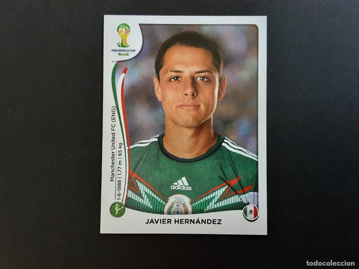Cartes &agrave; collectionner de Football: CROMO FUTBOL MUNDIAL 2014 PANINI 85.JAVIER HERNANDEZ-MEXICO-NUNCA PEGADO