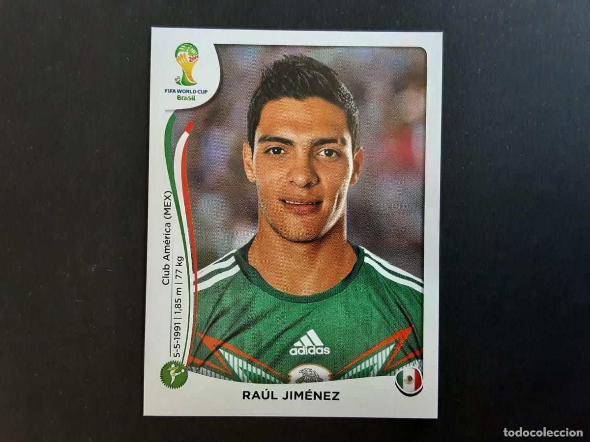 Cartes &agrave; collectionner de Football: CROMO FUTBOL MUNDIAL 2014 PANINI 87.RAUL JIMENEZ-MEXICO-NUNCA PEGADO