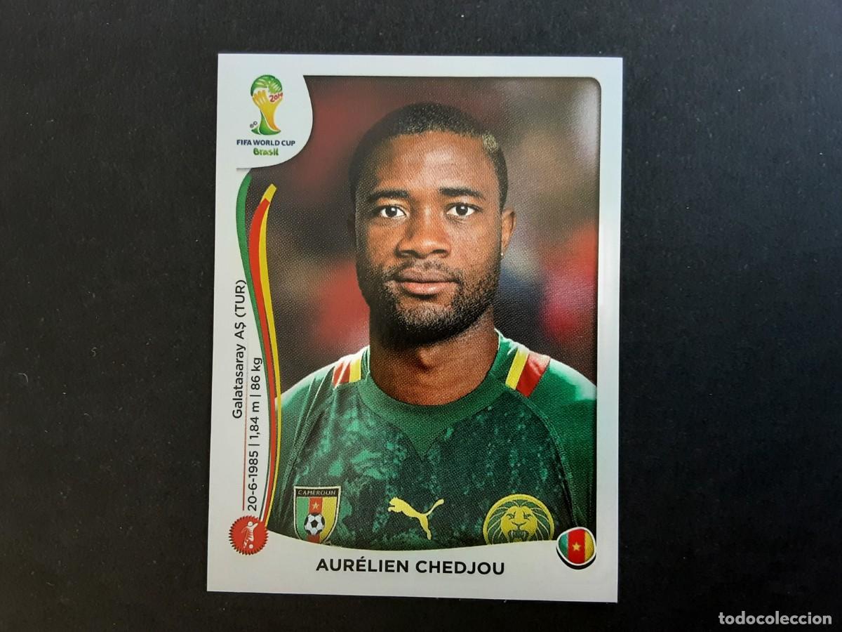 Cartes &agrave; collectionner de Football: CROMO FUTBOL MUNDIAL 2014 PANINI 92.CHEDJOU-CAMERUN-NUNCA PEGADO