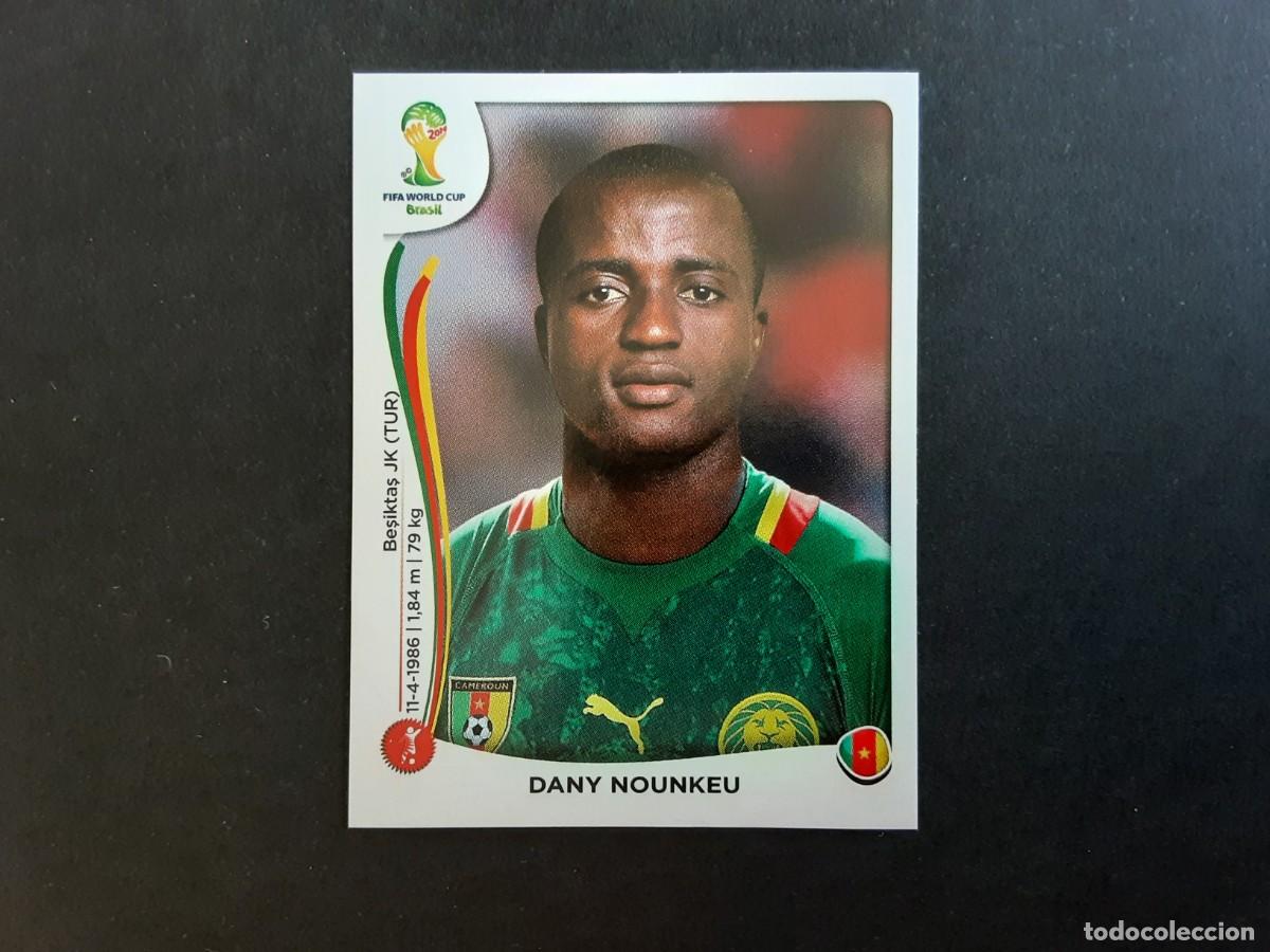 Cromos de F&uacute;tbol: CROMO FUTBOL MUNDIAL 2014 PANINI 94.NOUNKEU-CAMERUN-NUNCA PEGADO