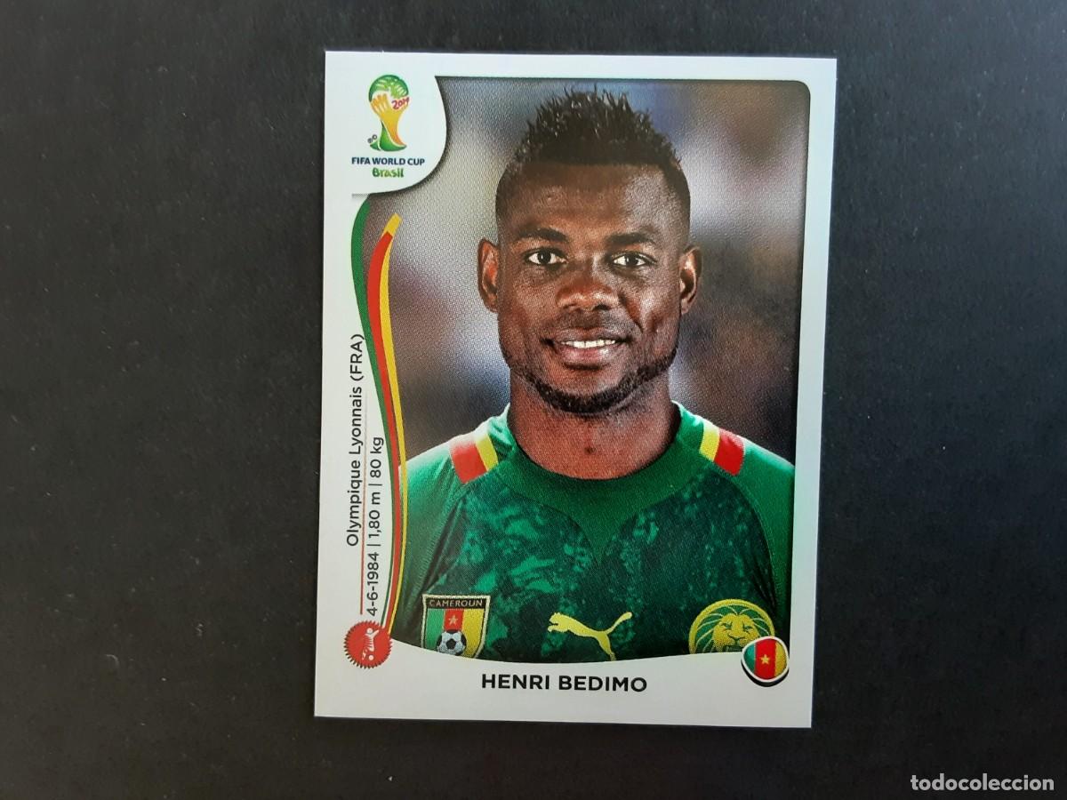 Cromos de f&uacute;tbol: CROMO FUTBOL MUNDIAL 2014 PANINI 95.BEDIMO-CAMERUN-NUNCA PEGADO