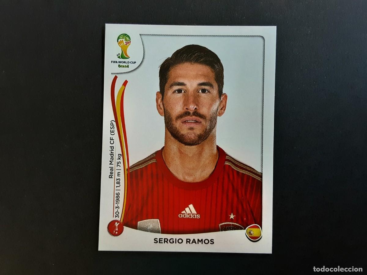 Cromos de F&uacute;tbol: CROMO FUTBOL MUNDIAL 2014 PANINI 111.SERGIO RAMOS-ESPA&Ntilde;A-NUNCA PEGADO