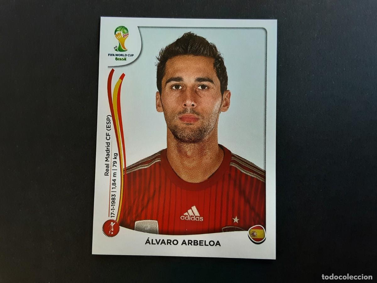Cromos de Futebol: CROMO FUTBOL MUNDIAL 2014 PANINI 114.ARBELOA-ESPA&Ntilde;A-NUNCA PEGADO