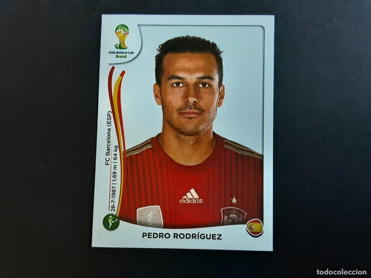 Cromos de F&uacute;tbol: CROMO FUTBOL MUNDIAL 2014 PANINI 124.PEDRO-ESPA&Ntilde;A-NUNCA PEGADO
