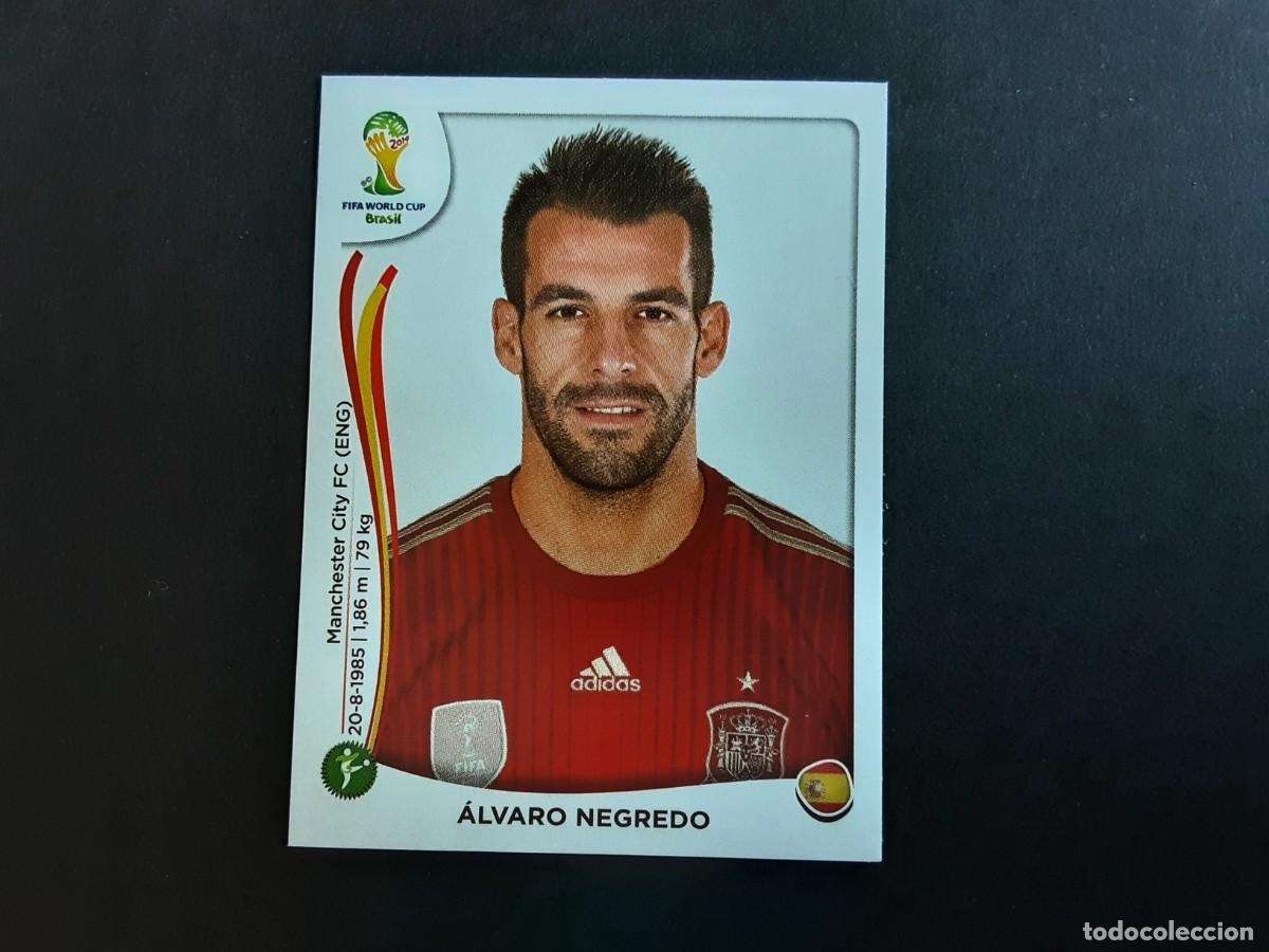 Cartes &agrave; collectionner de Football: CROMO FUTBOL MUNDIAL 2014 PANINI 126.NEGREDO-ESPA&Ntilde;A-NUNCA PEGADO