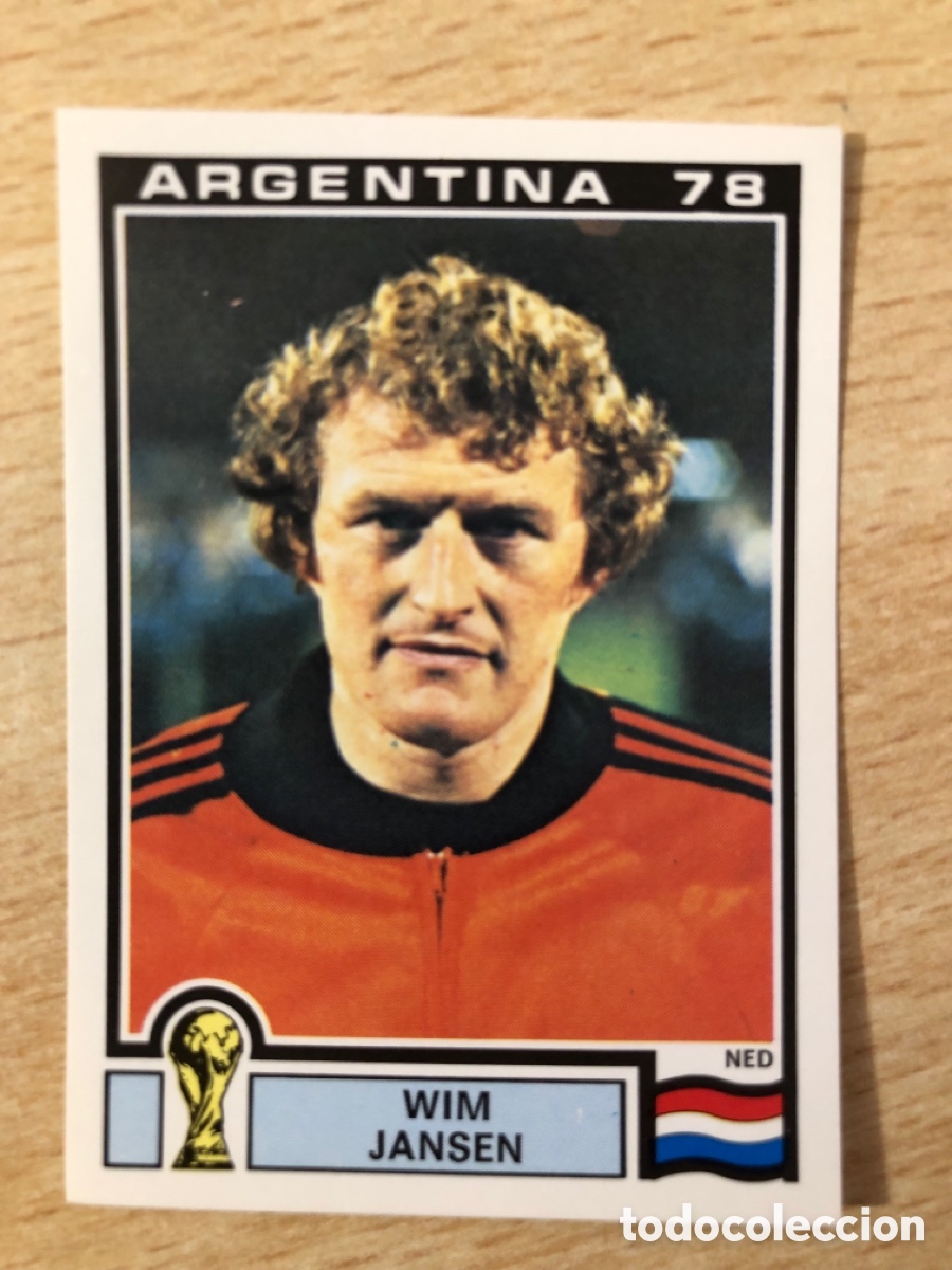 Cartes &agrave; collectionner de Football: # 120 Wim Jansen Selecci&oacute;n Holanda Argentina 78 World Cup Story nuevo sin pegar