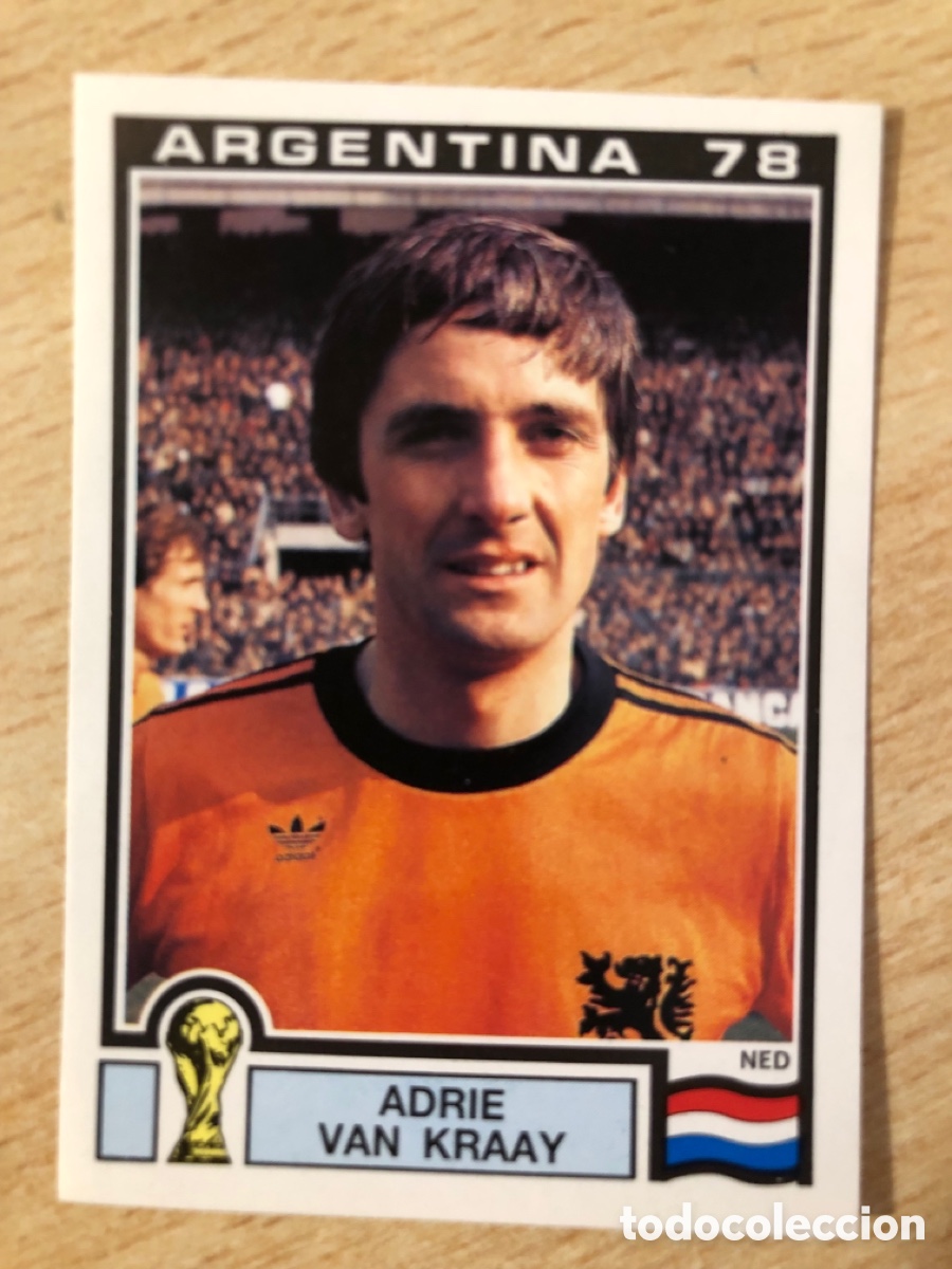 Cartes &agrave; collectionner de Football: # 119 Adrie Van Kraay Selecci&oacute;n Holanda Argentina 78 World Cup Story nuevo sin pegar
