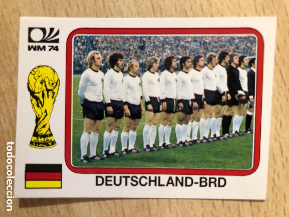 Cartes &agrave; collectionner de Football: # 67 Selecci&oacute;n Alemania 74 World Cup Story nuevo sin pegar