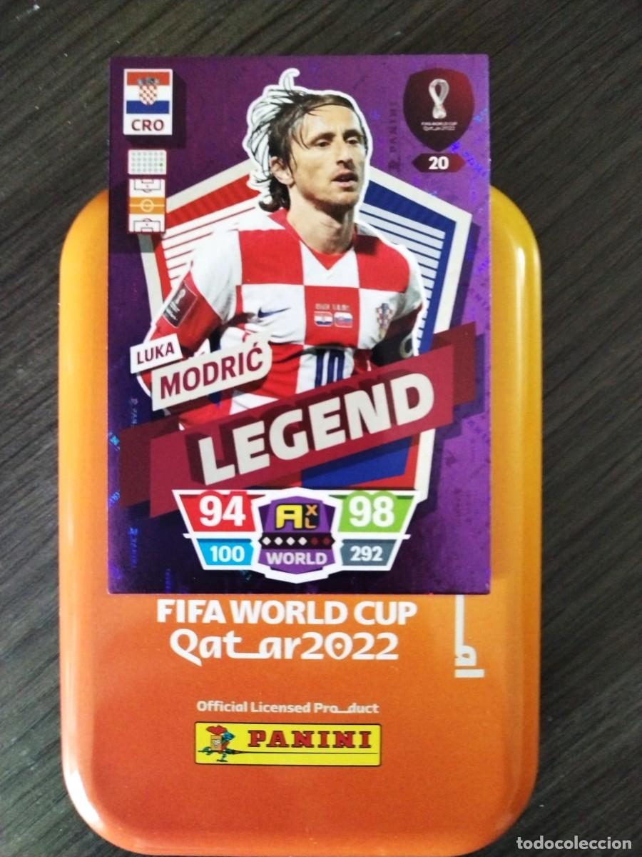 Cromos de F&uacute;tbol: CROMO DE LUKAS MODRIC, LEGEND , PANINI ADRENALYN XL QATAR 2022