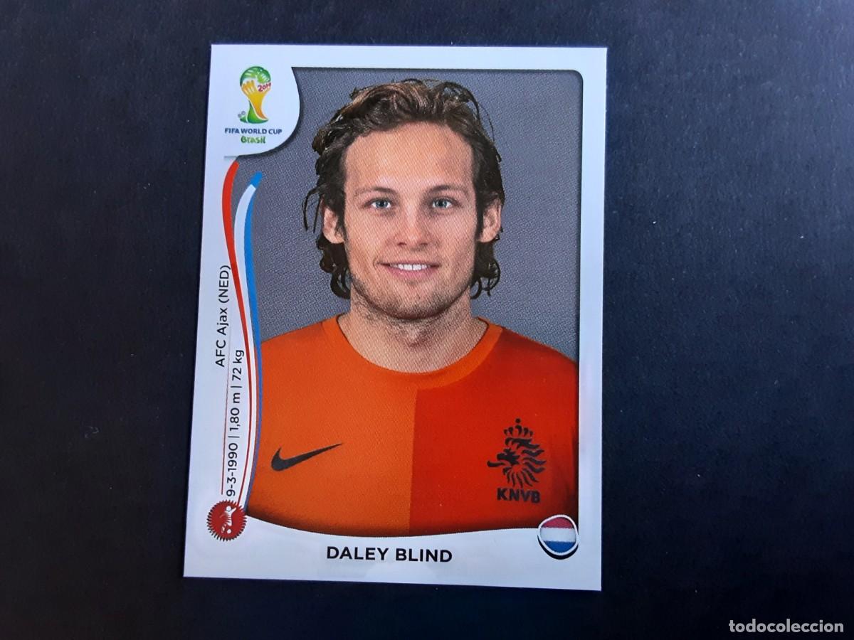 Cromos de F&uacute;tbol: CROMO FUTBOL MUNDIAL 2014 PANINI 134.BLIND-HOLANDA-NUNCA PEGADO