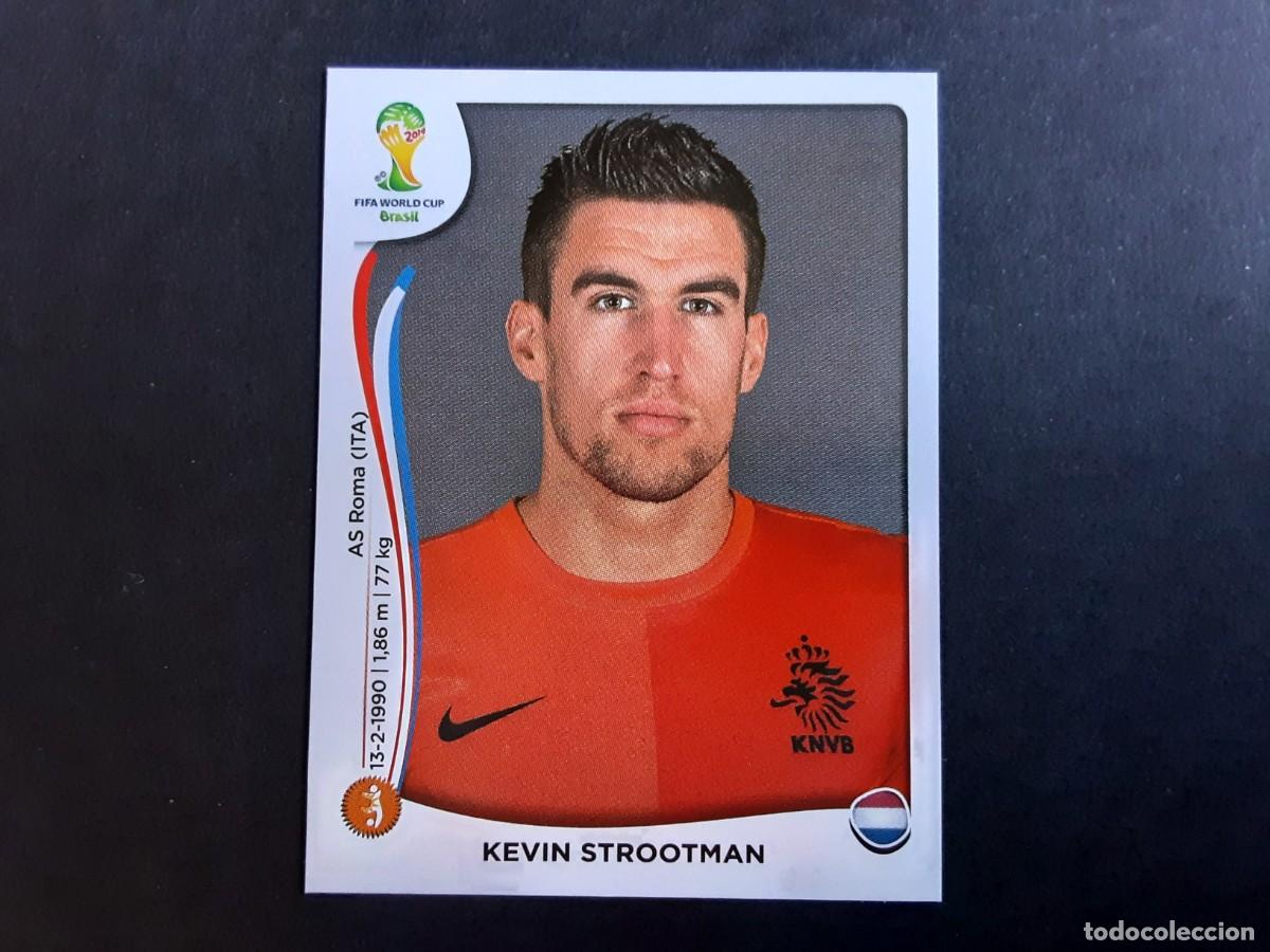 Cromos de F&uacute;tbol: CROMO FUTBOL MUNDIAL 2014 PANINI 137.STROOTMAN-HOLANDA-NUNCA PEGADO
