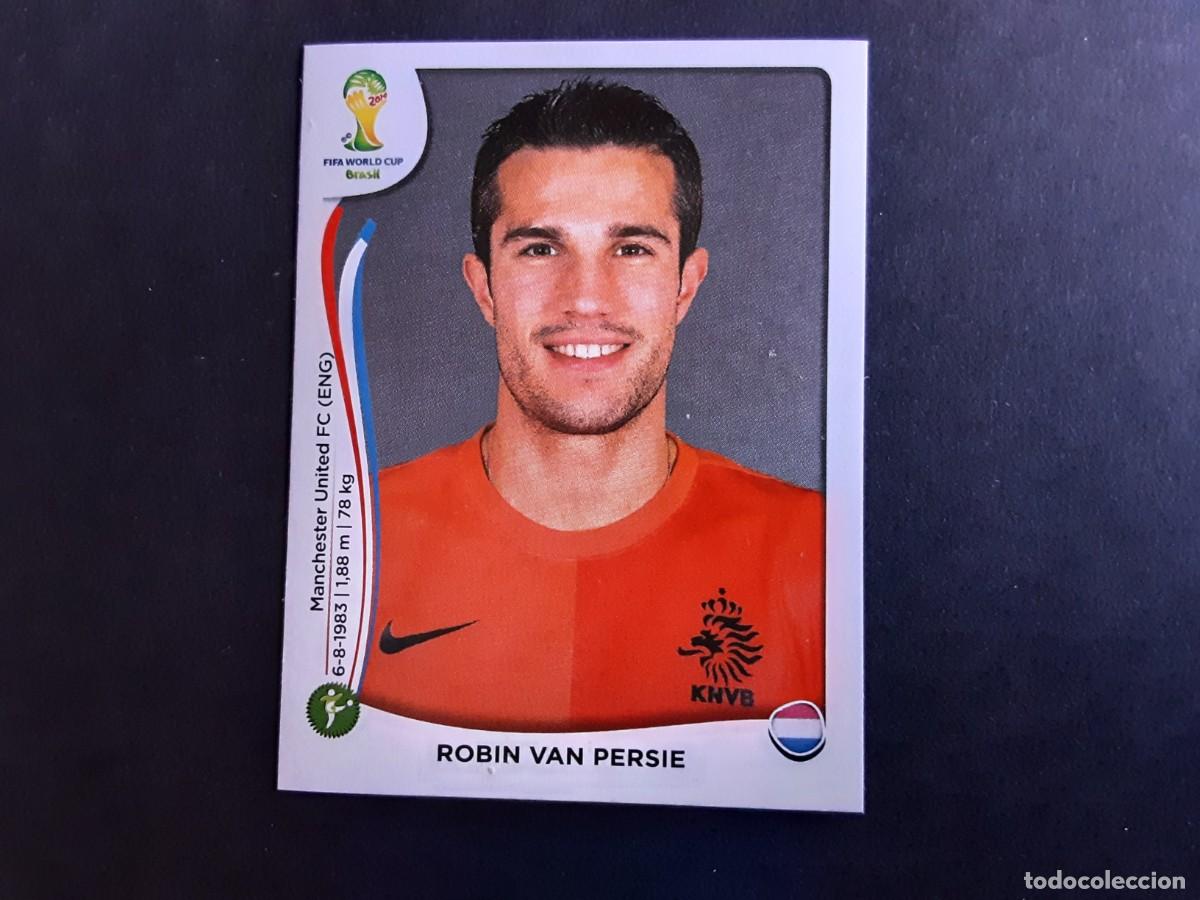 Cartes &agrave; collectionner de Football: CROMO FUTBOL MUNDIAL 2014 PANINI 145.VAN PERSIE-HOLANDA-NUNCA PEGADO