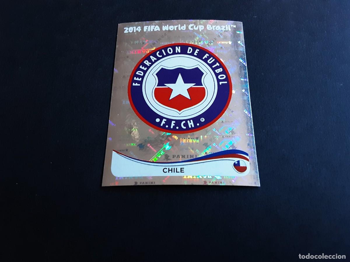 Fu&szlig;ball-Sticker: CROMO FUTBOL MUNDIAL 2014 PANINI 146.ESCUDO-CHILE-NUNCA PEGADO