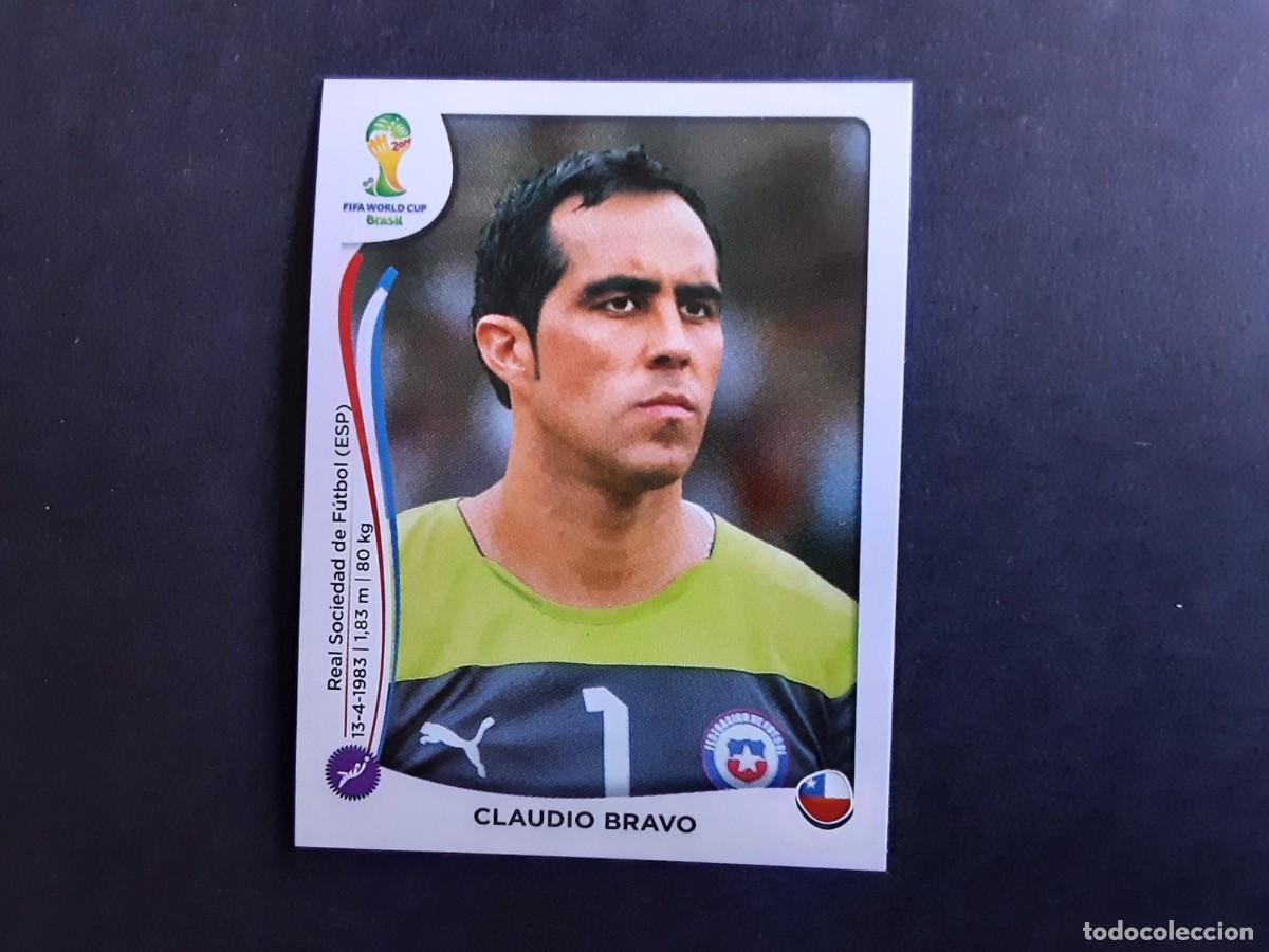 Cromos de F&uacute;tbol: CROMO FUTBOL MUNDIAL 2014 PANINI 148.BRAVO-CHILE-NUNCA PEGADO