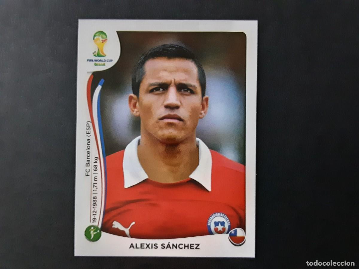 Cartes &agrave; collectionner de Football: CROMO FUTBOL MUNDIAL 2014 PANINI 164.ALEXIS SANCHEZ-CHILE-NUNCA PEGADO