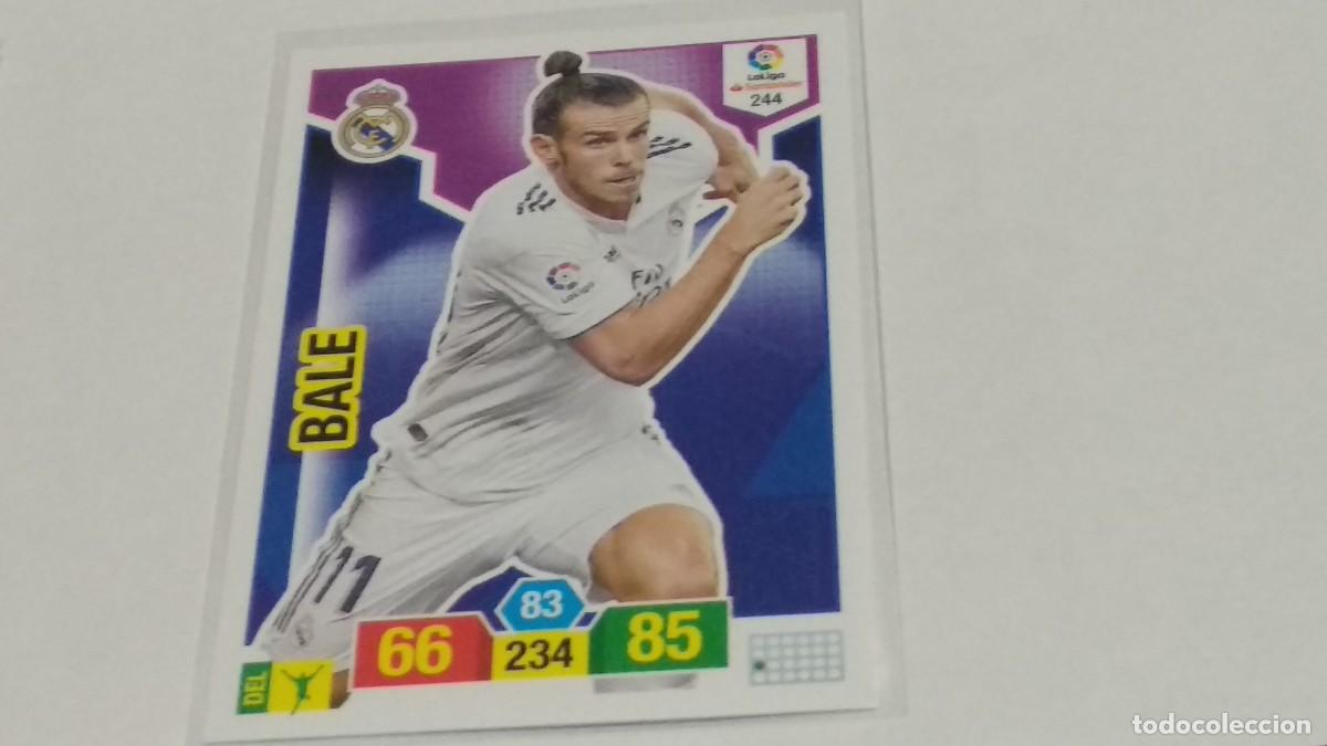Cromos de f&uacute;tbol: BALE N&ordm; 244 REAL MADRID ADRENALYN XL 2018 2019 18 19 PANINI &Aacute;LBUM LIGA F&Uacute;TBOL