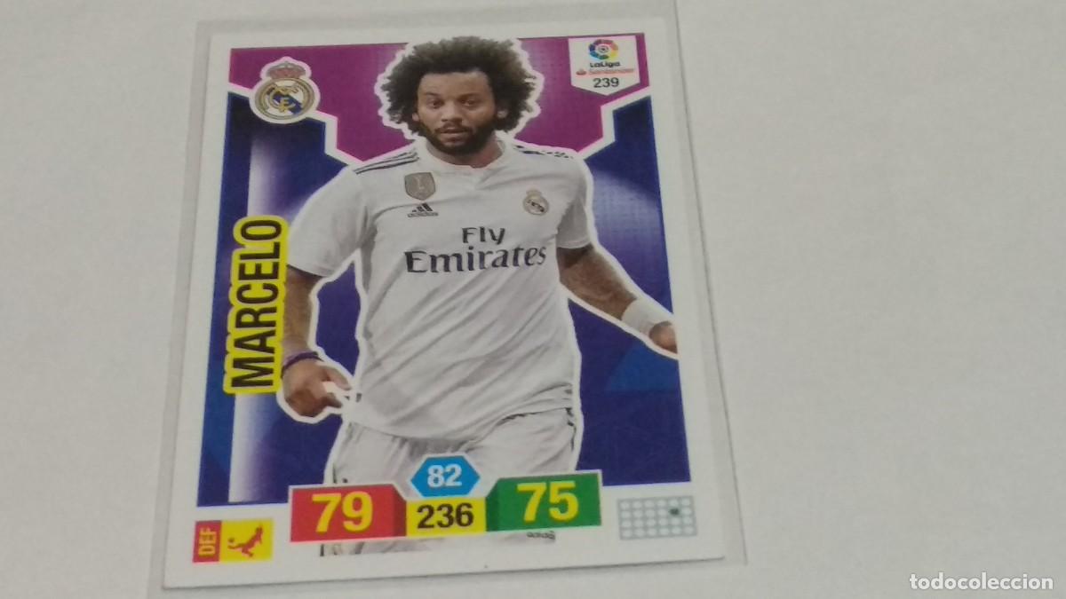 Cromos de f&uacute;tbol: MARCELO N&ordm; 239 REAL MADRID ADRENALYN XL 2018 2019 18 19 PANINI &Aacute;LBUM LIGA F&Uacute;TBOL