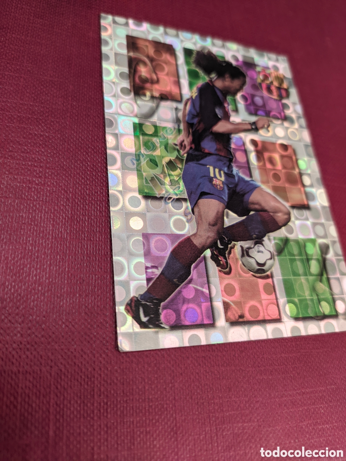 Cromos de f&uacute;tbol: Cromo Ronaldinho 2004 - Foto 3