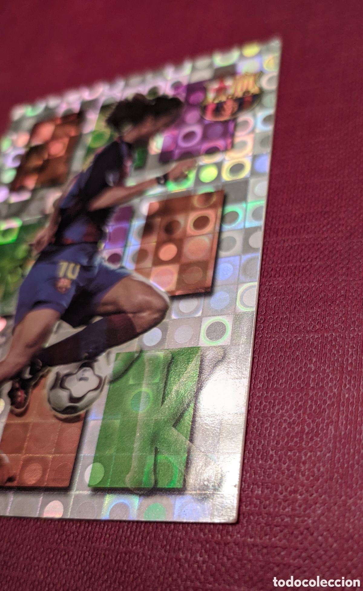 Cromos de f&uacute;tbol: Cromo Ronaldinho 2004 - Foto 4