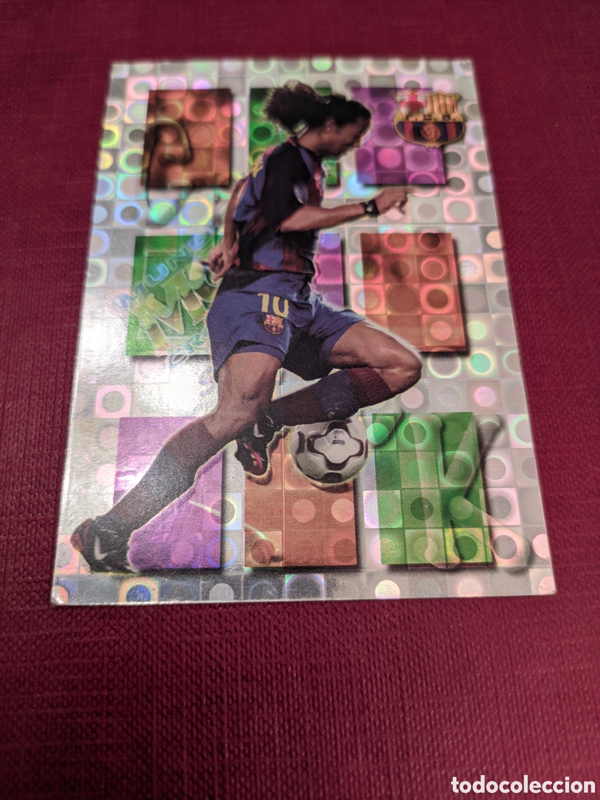Cromos de f&uacute;tbol: Cromo Ronaldinho 2004 - Foto 1