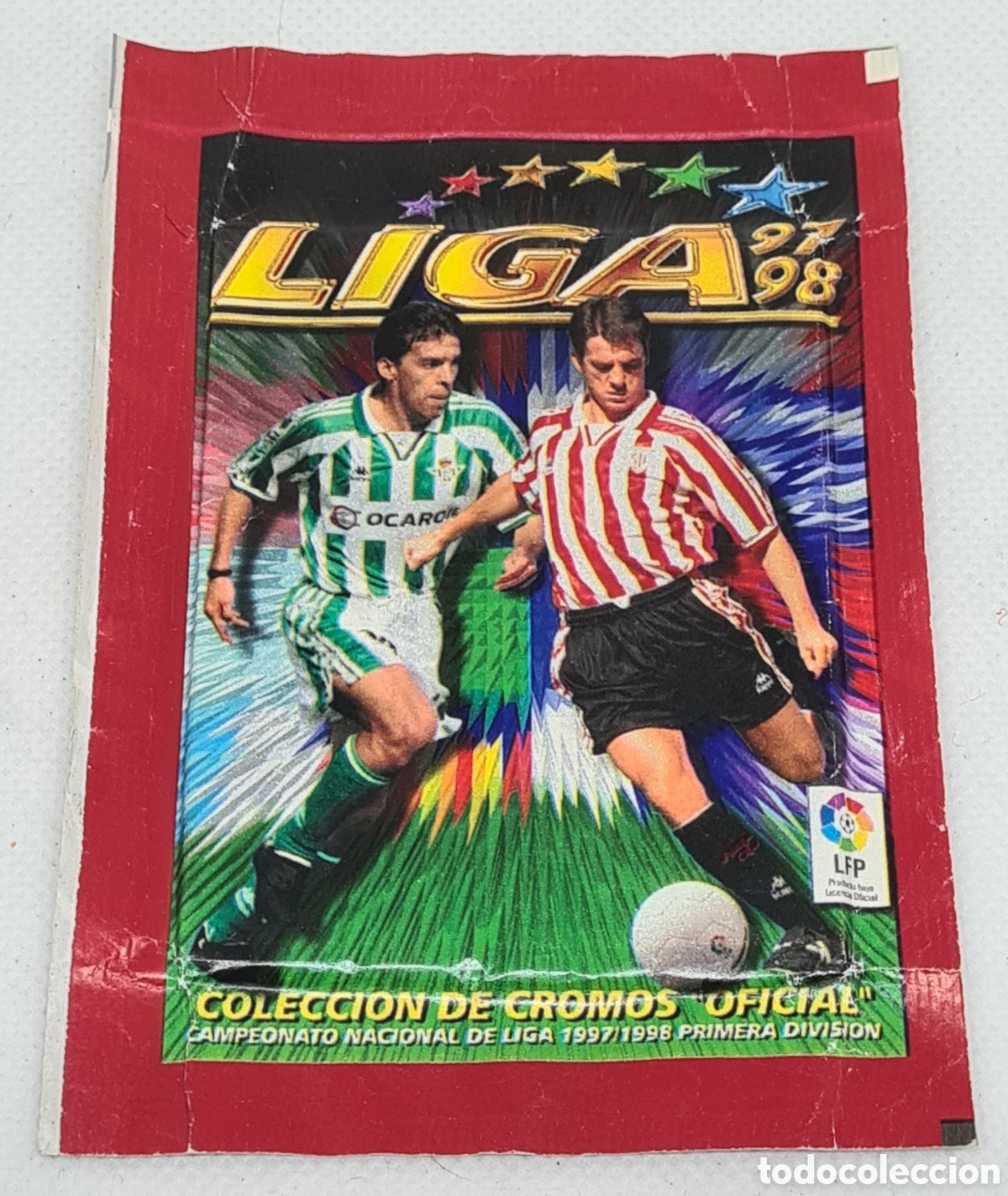 Cromos de f&uacute;tbol: SOBRE SIN ABRIR LIGA ESTE 97 98