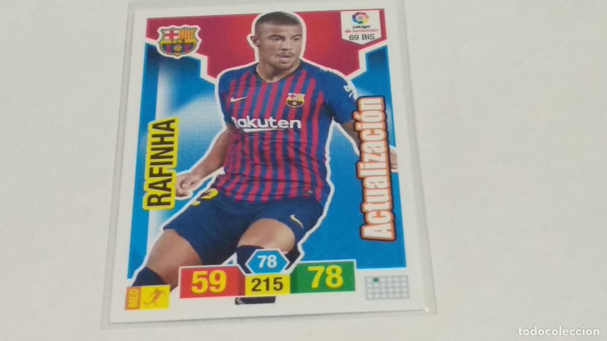 Cromos de f&uacute;tbol: RAFINHA N&ordm; 69 BIS ACTUALIZACI&Oacute;N F.C. BARCELONA ADRENALYN XL 2018 2019 18 19 PANINI LIGA &Aacute;LBUM
