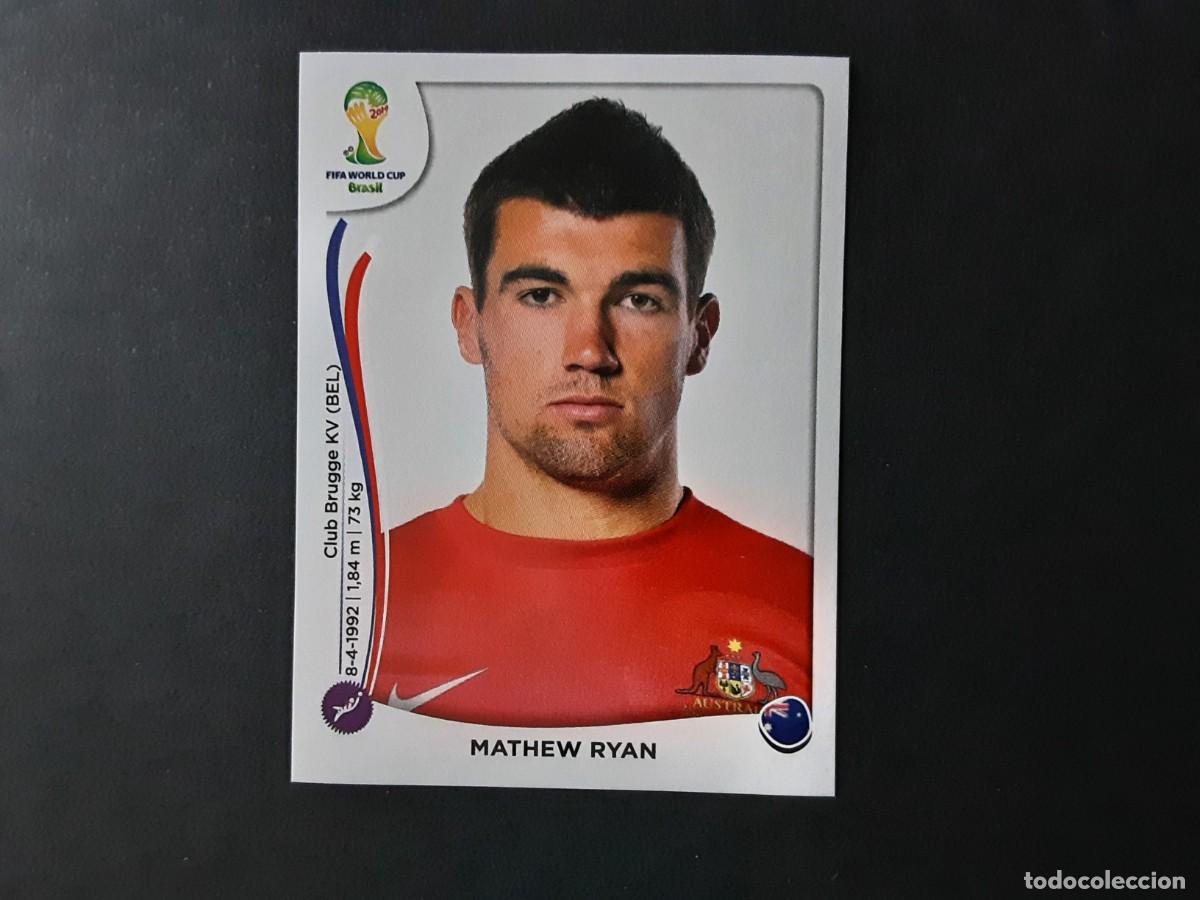 Cromos de F&uacute;tbol: CROMO FUTBOL MUNDIAL 2014 PANINI 167.RYAN-AUSTRALIA-NUNCA PEGADO