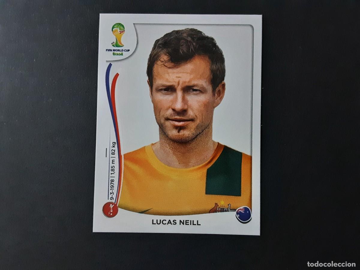 Cartes &agrave; collectionner de Football: CROMO FUTBOL MUNDIAL 2014 PANINI 168.NEILL-AUSTRALIA-NUNCA PEGADO
