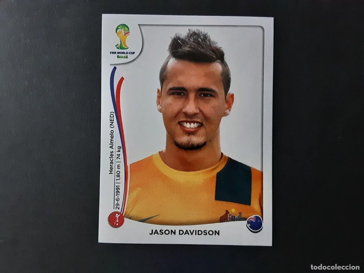 Fu&szlig;ball-Sticker: CROMO FUTBOL MUNDIAL 2014 PANINI 169.DAVIDSON-AUSTRALIA-NUNCA PEGADO