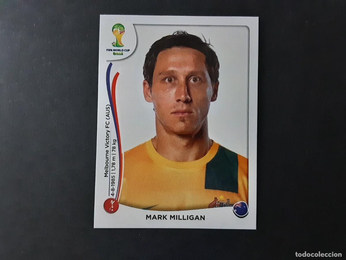 Football Stickers: CROMO FUTBOL MUNDIAL 2014 PANINI 170.MILLIGAN-AUSTRALIA-NUNCA PEGADO