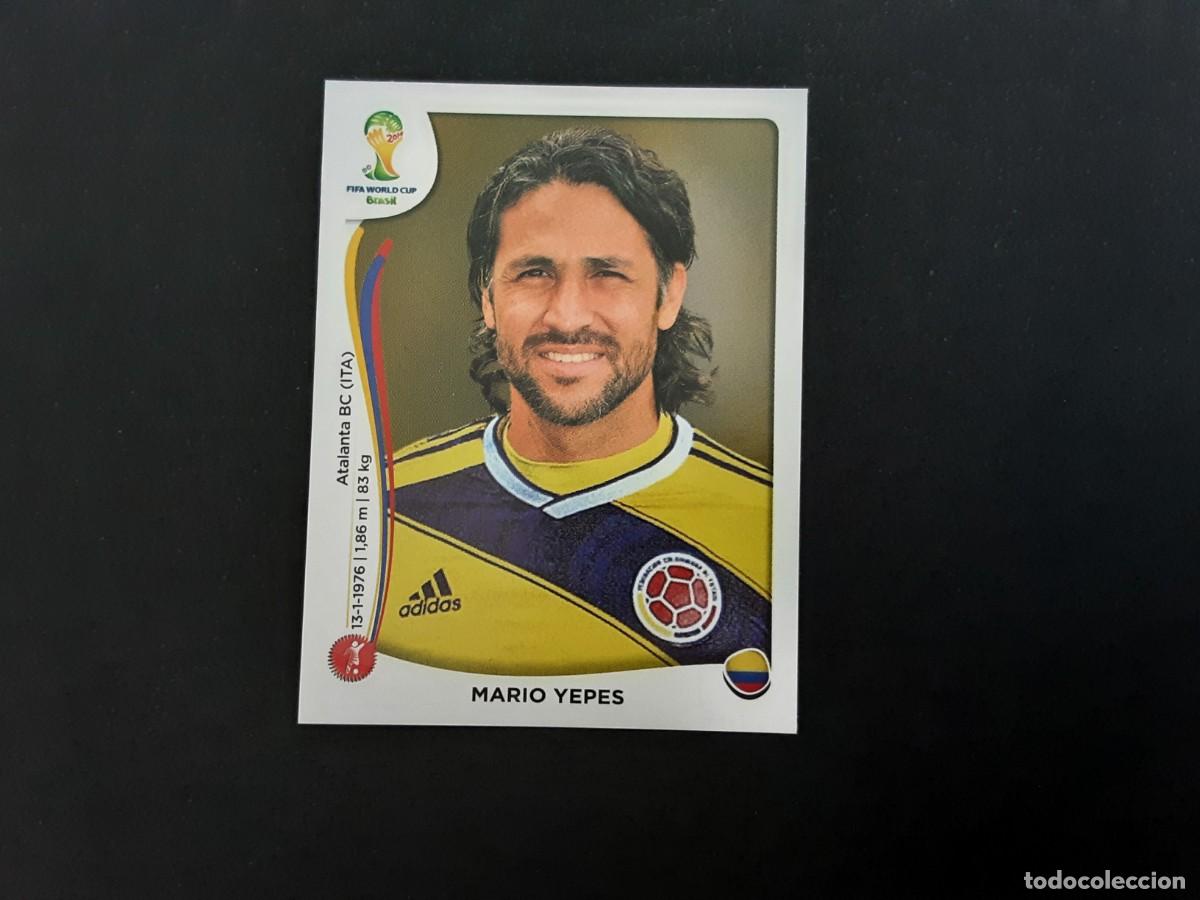 Fu&szlig;ball-Sticker: CROMO FUTBOL MUNDIAL 2014 PANINI 187.YEPES-COLOMBIA-NUNCA PEGADO