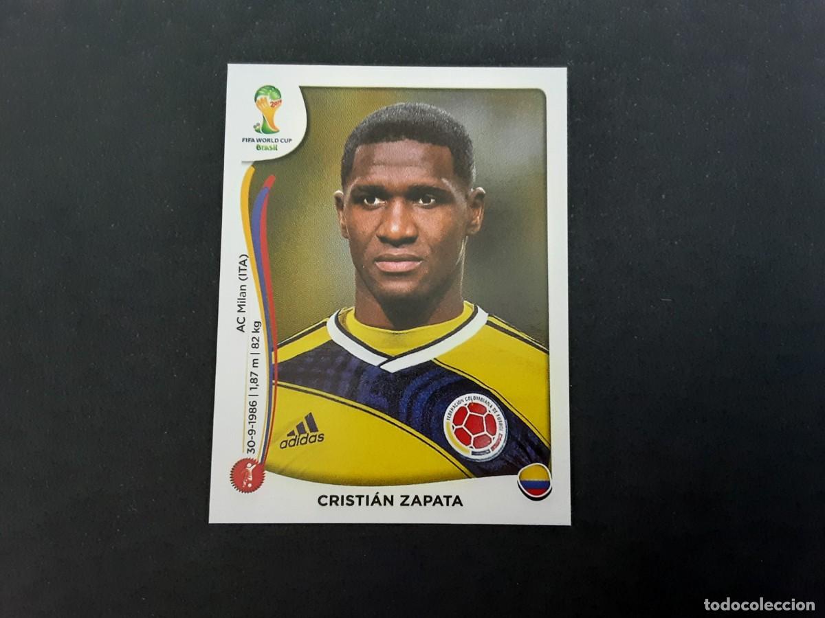 Football Stickers: CROMO FUTBOL MUNDIAL 2014 PANINI 188.ZAPATA-COLOMBIA-NUNCA PEGADO