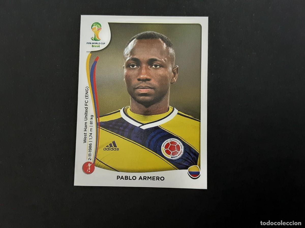 Fu&szlig;ball-Sticker: CROMO FUTBOL MUNDIAL 2014 PANINI 190.ARMERO-COLOMBIA-NUNCA PEGADO