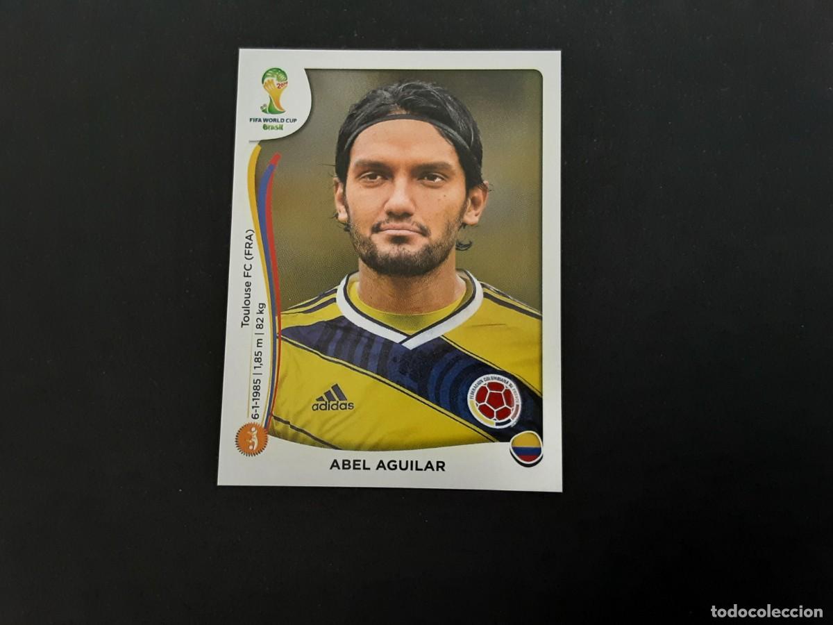 Football Stickers: CROMO FUTBOL MUNDIAL 2014 PANINI 194.ABEL AGUILAR-COLOMBIA-NUNCA PEGADO