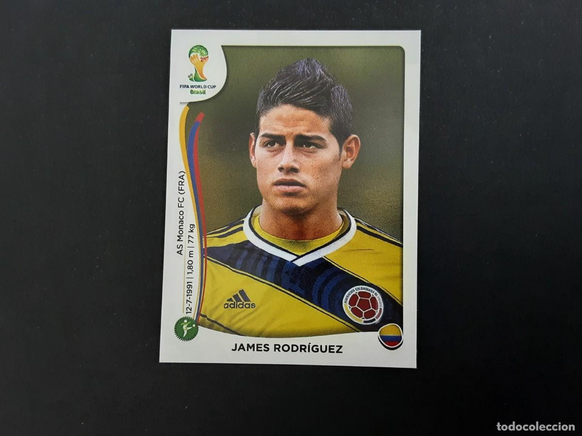 Cartes &agrave; collectionner de Football: CROMO FUTBOL MUNDIAL 2014 PANINI 199.JAMES RODRIGUEZ-COLOMBIA-NUNCA PEGADO