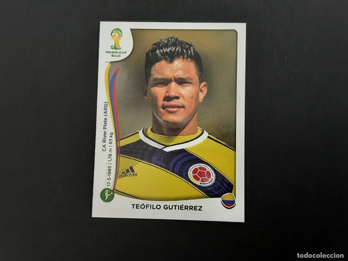 Fu&szlig;ball-Sticker: CROMO FUTBOL MUNDIAL 2014 PANINI 200.GUTIERREZ-COLOMBIA-NUNCA PEGADO