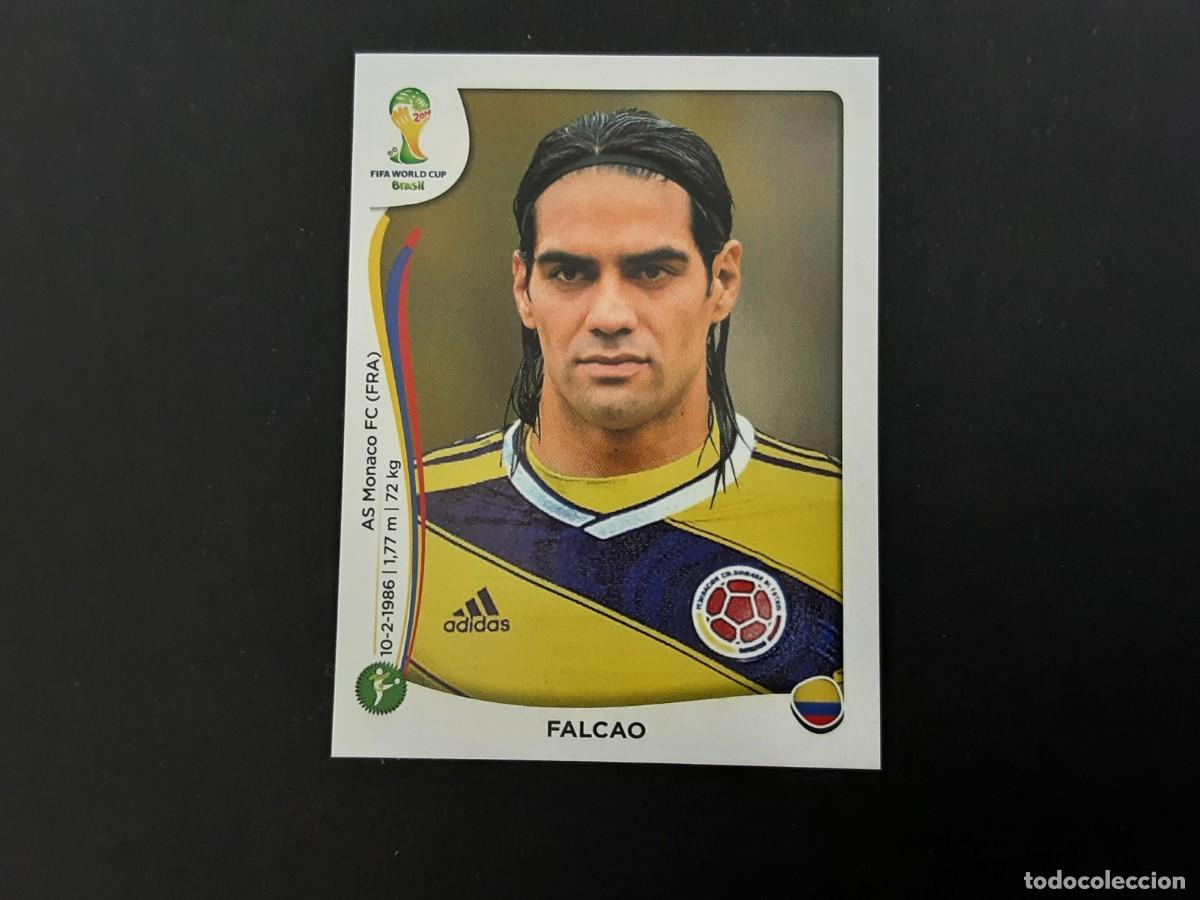 Cromos de Futebol: CROMO FUTBOL MUNDIAL 2014 PANINI 202.FALCAO-COLOMBIA-NUNCA PEGADO